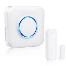 Door Chime, Satisure Wireless Door Open Contact Sensor Alarm Chime with 600 F...