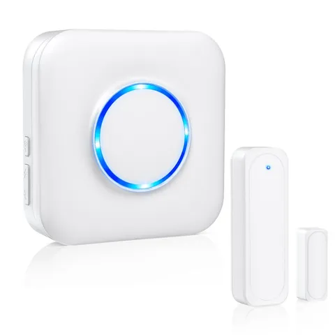 Door Chime, Satisure Wireless Door Open Contact Sensor Alarm Chime with 600 F...