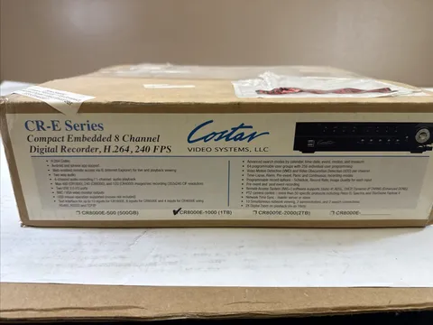 Costar Video Systems CR-E Series Digital Recorder CR1600E-1000 (1TB) IN BOX