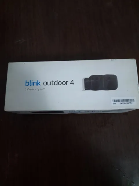 Blink Outdoor 4 (4th Gen) 2 Camera - Black. NEW