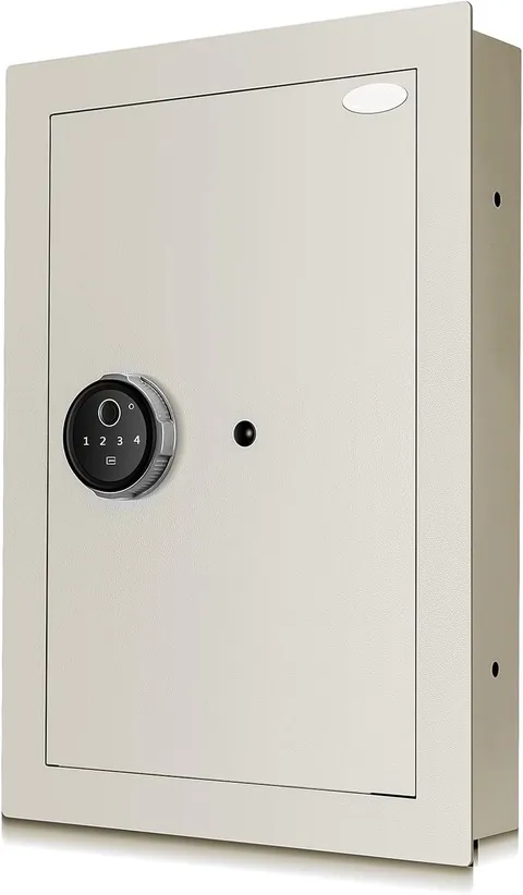 Langger Biometric Wall Safe Hidden Fingerprint Security Wall-mounted Safe In