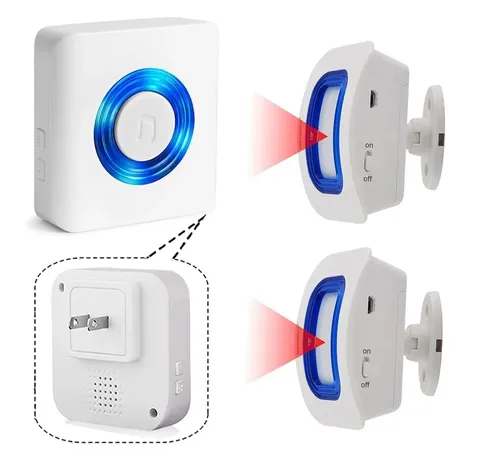 Wireless Indoor Motion Sensor Alarm, Bed Alarm and Fall Prevention for Elderl...