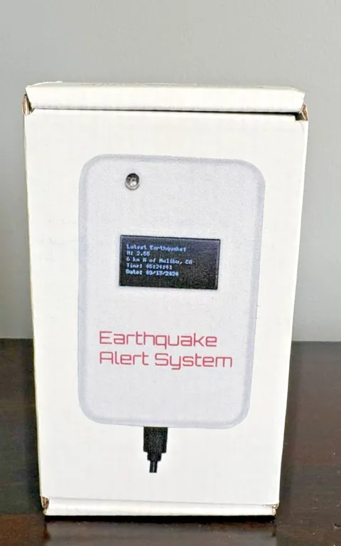 Earthquake Alert System device for California NEW