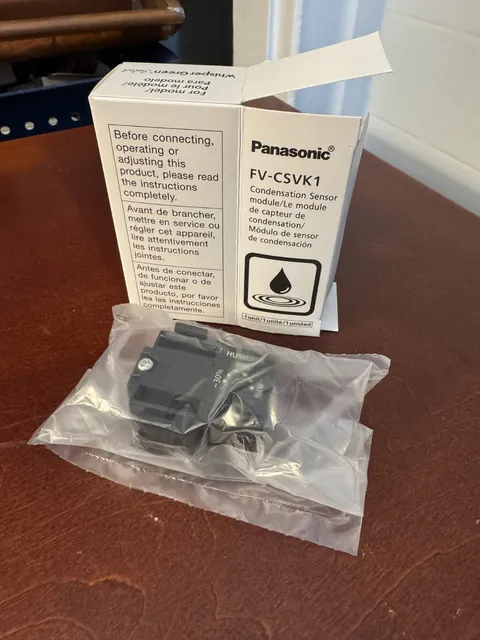 New Panasonic FV-CSVK1 Condensation Sensor Modules for Bathroom Vent Fan