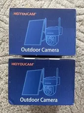 Heiyoucam Outdoor Solar Security Cameras—Set Of 2–NIB!