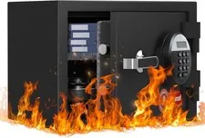 1.2 Cubic Feet Fireproof Safe Box, Fireproof Home Safe for Money, Jewelry, Docum