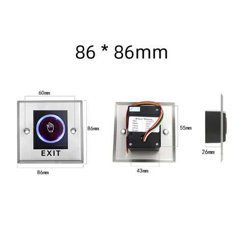 Infrared Touchless Switch For Door/Gate Access Control – 12V No-Touch
