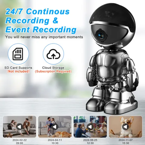 Smart Robot Camera 3MP IP Camera WIFI Robert Network CCTV HD Baby Monitor Remote