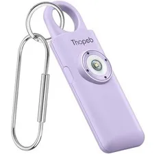 – Personal Safety Alarm for Women–135dB Siren, Strobe Light and Purple