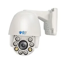 GW Security 5MP Pan Tilt Zoom 2-Way Audio IP PoE 5X Optical Zoom Starlight