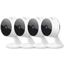 LaView Security Cameras 4pcs, Home Camera 1080P 2.4GHz 4 Pack, White