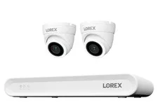 Lorex Connect V Series 4K 8-Channel Wired NVR System with V3 4K PoE Turret Camer