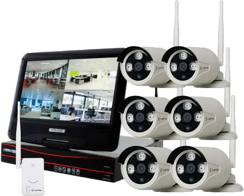 (2022 Upgraded Ver.) [8CH] Crystal Vision CVT9608E-3010W All-In-One True HD Wire