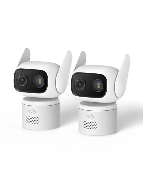 eufy Security Indoor/Outdoor Camera C31(2-Pack), IP66, No 2-Pack, white