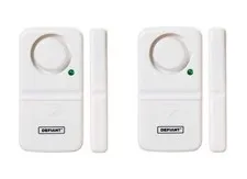Defiant Wireless Home Security Door/Window Alarm (2-Pack) Open Package E43