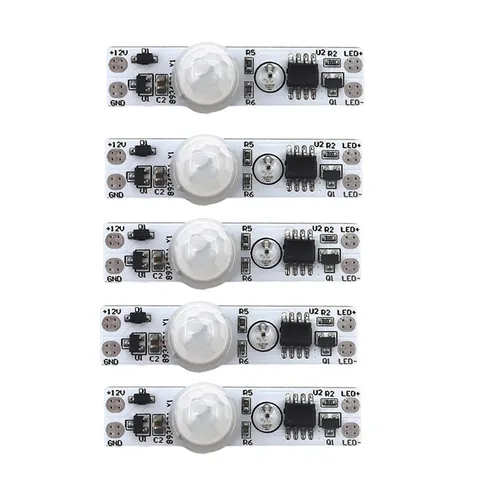 5pcs DC 5-24V 12V PIR Motion Sensor Module Switch Sensor d1394