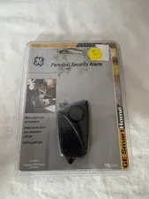 GE GESECPA1 Personal Attack Alarm 120dB Keyring Guide Light Black