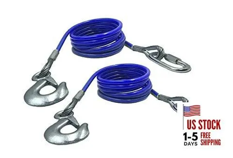 Trailer Safety Chains Cables 68 inch for Towing Bar，12000 Lbs Loading one 