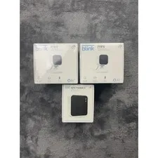 Blink Mini Indoor Smart Security Camera & Sync Module 2 Bundle White 1080p HD