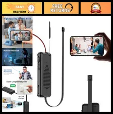 4K HD Mini WiFi Security Camera - Portable Wireless Indoor, Motion Alerts, Remot