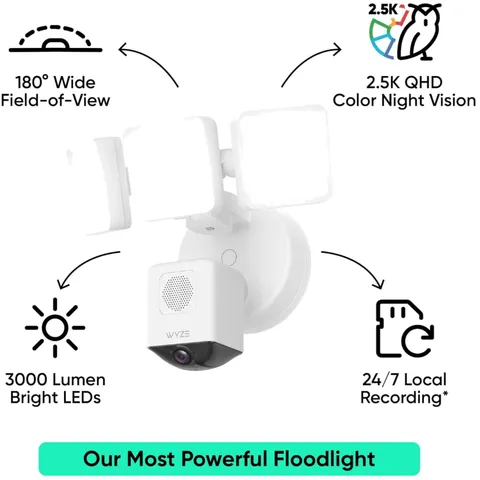 2.5K HD Color Night Vision Security Camera