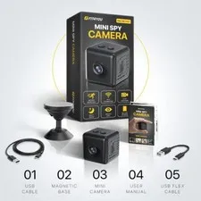 App Mini Camera Wifi Home Security Cam Full HD 1080P Night Vision Audio