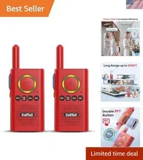 Durable Wireless Intercom for Seniors - 3300FT Range, Ideal for Emergencies