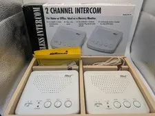 Novi WI-2C 2 Channel Wireless Intercom System Home Office Nursery Monitor Tested