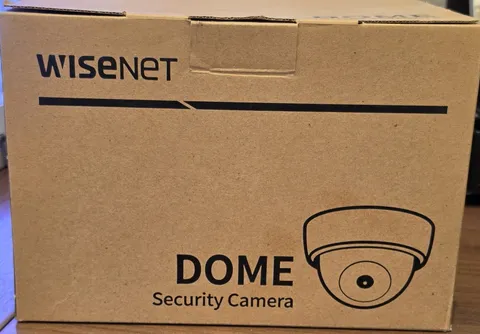 Hanwha Wisenet PNV-9080R 12MP 4K IP PoE IR Dome Camera NEW OPEN BOX