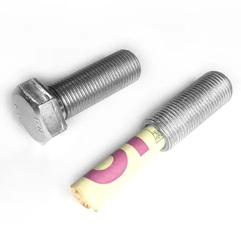 Metal Screw Bolt Storage Cash Money Hide Stash Safe Diversion Container Box Hidd