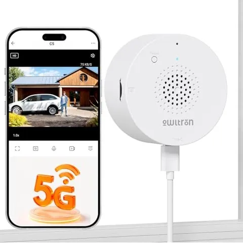 owltron 2K Window Camera 5G & 2.4GHz WiFi Security Al Color Night Vision
