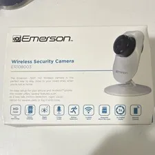 Emerson ER108003 Wireless Security Camera 720p HD Night Vision Wi-Fi