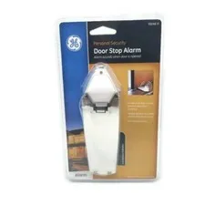 GE Personal Security Door Stop Alarm 50246 Anti Skid Surface Uses 9V Battery New