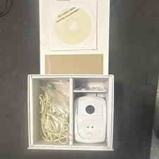 Samsung IPN100HD Wired IP/Network Surveillance Camera, Color, 12V, White