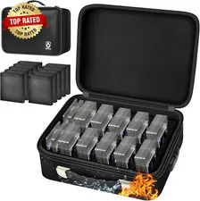 Fireproof & Waterproof Graded Card Box with Lock for PSA and BGS | Also for CGC,
