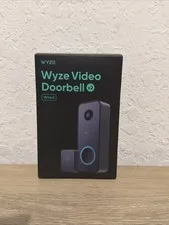 Wyze Video Doorbell v2 Wired 2K HD Color Night Vision Head-to-Toe View WVDWDV2