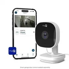 myQ Smart Indoor Security Camera - 1080p HD Video Night Vision, Wi-Fi