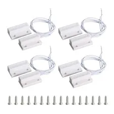 Aoje-Link RC-38A NC Wired Magnetic Door Switch Window Sensor Alarm for Home S...