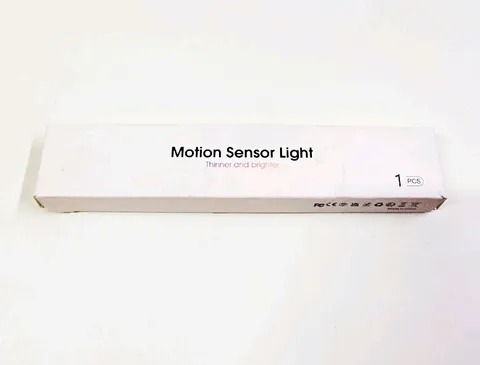 Motion Sensor Light Indoor Gray USB Rechargeable Toggle Switch 3 Color Temps