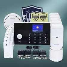 HOMSECUR Wireless 4G/GSM WIFI SMS Autodial Home House Alarm System+Touch Keypad