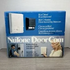Vintage NUTONE IK-15 2-Station Door Answering Intercom With Manual | Like New