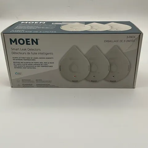 Water Leak Detector Smart Flo Sensor Alarm 3 Pack White Moen 920-005 Home