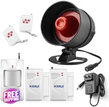Alarma Para Casa Kit Ventanas De Seguridad Alarmas House Home Inalambrico Sirena
