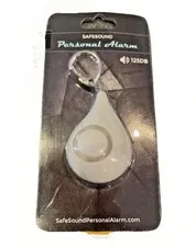Pocket Alarm| Warnign Device | Safety Device | White Keyring | Safesound 