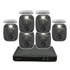 Swann 8Ch 2K DVR Security System kit with 6 x 2K bullet cameras