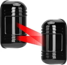 Dual Laser Detector Alarm Beam Sensor Indoor 300M Outdoor 60M Infrared Detector 