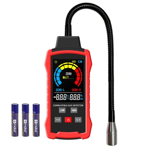Intendvision Natural Gas Detector Gas Leak Detector 11-Inch Gooseneck Locating