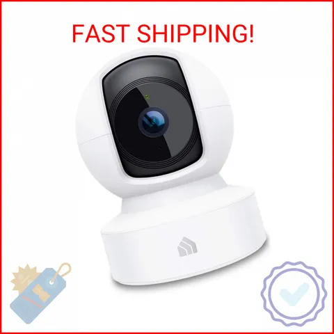 Kasa 1080p Indoor Pan/Tilt Wired Security Camera, Baby & Pet Monitor, EC70