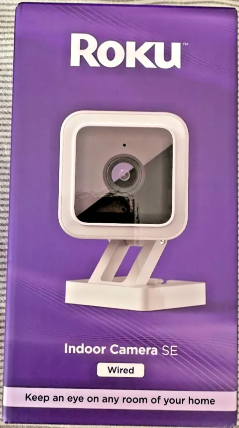 Roku Indoor Camera SE 1080p HD Video, Smart Alerts, Two-Way Audio, Cloud Storage