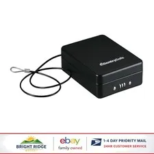 Portable Lock Box with Combination Lock for Office or Dorm Security Needs